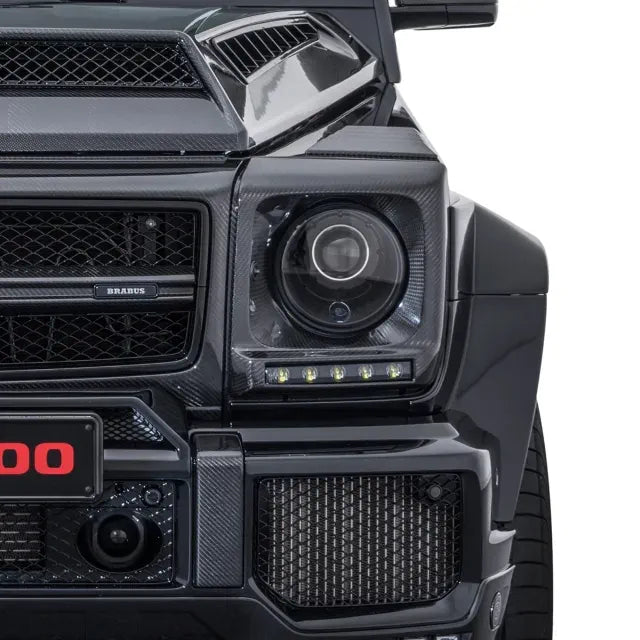 Cubiertas de faros BRABUS en carbono mate – Clase G W463