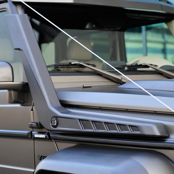 Tomas de aire tipo “snorkel” BRABUS en carbono brillante – Clase G W463