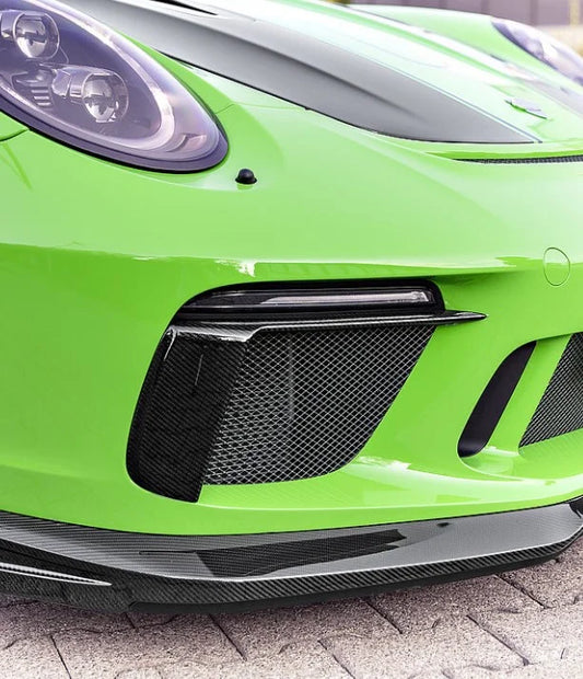Inserciones de aletas de aire para parachoques delantero TechArt 991.2 GT3 / GT3 RS