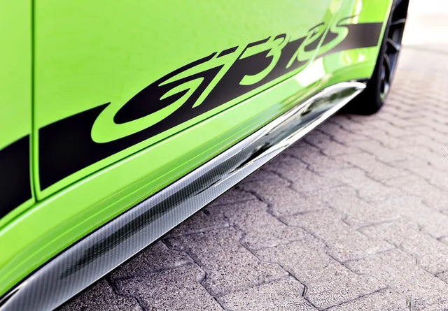 Faldones laterales TechArt – 991.2 GT3 RS / 991.2 Turbo / Turbo S – Carbono visible acabado brillante