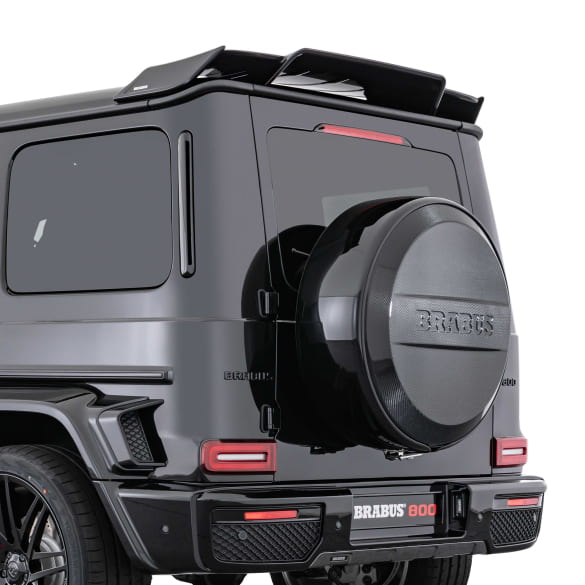 Cubierta para llanta de refacción BRABUS en carbono brillante – Clase G W463A
