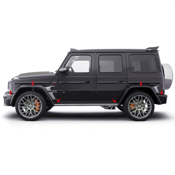 Kit de conversión BRABUS WIDESTAR para Clase G63 AMG W463A